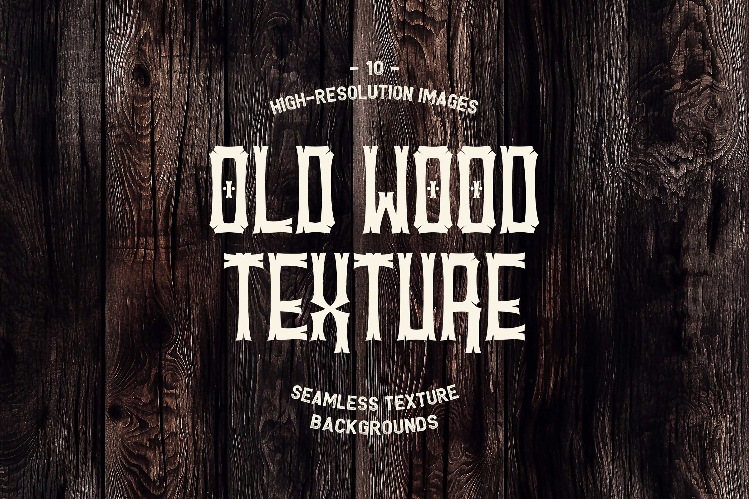 A premium collection of high-resolution old wood seamless textures, featuring natural grain, deep brown tones, and realistic rough surface details