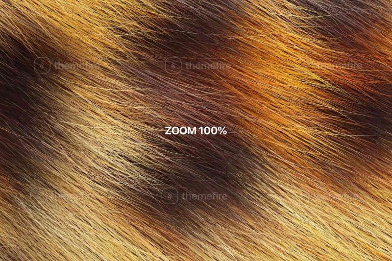 Ultra-detailed view of animal skin textures at 100% zoom, emphasizing the fine lines and color transitions, perfect for texture-focused designs