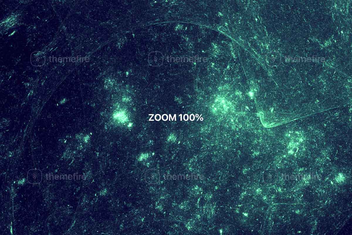 Zoomed-in 100% view of a high-resolution space nebula texture from the 'Space Nebula Textures' graphic collection, revealing intricate cosmic patterns and vivid details